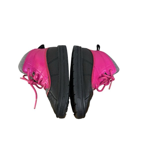 Girls Nike ACG Woodside 2 High Winter Boots 7C Pink Black - Picture 8 of 10